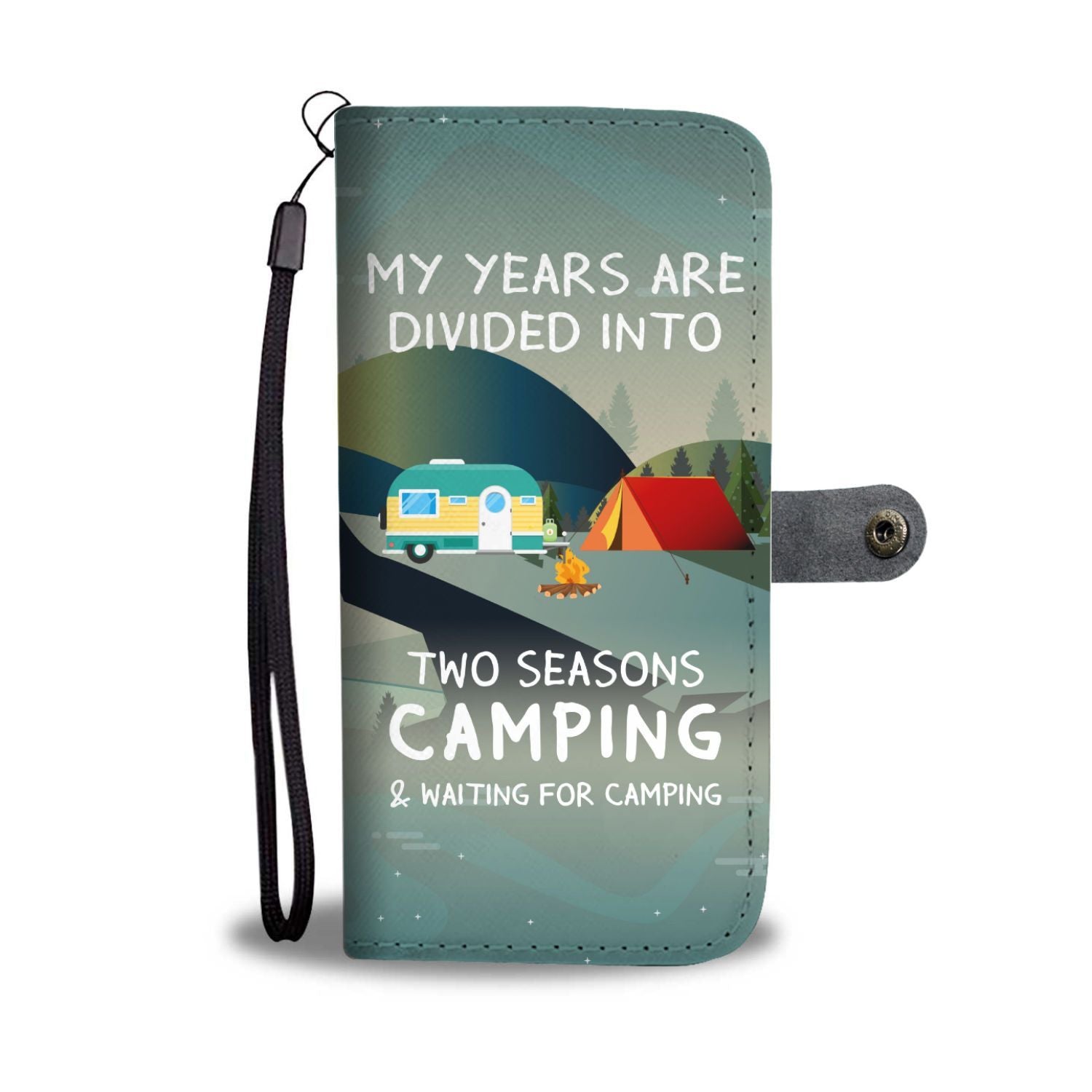 Camping Season Wallet Phone Case