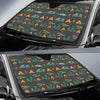 Camping Tent Pattern Print Design 03 Car Sun Shade-JORJUNE.COM