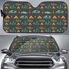 Camping Tent Pattern Print Design 03 Car Sun Shade-JORJUNE.COM