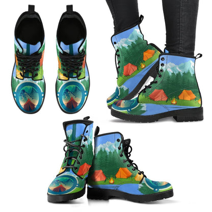 Camping Tent Women & Men Leather Boots