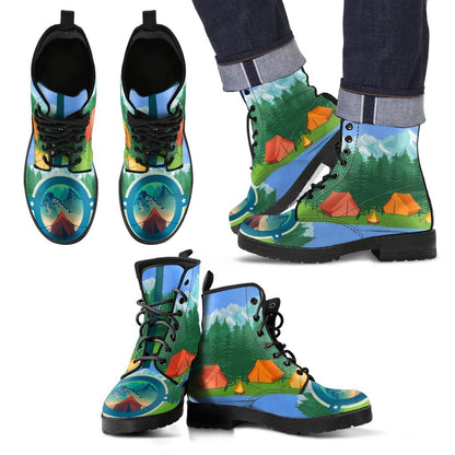 Camping Tent Women & Men Leather Boots