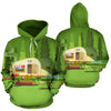 Camping with Camper no2 Design All Over Print Hoodie