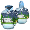 Camping With Motorhome no2 Design All Over Print Hoodie