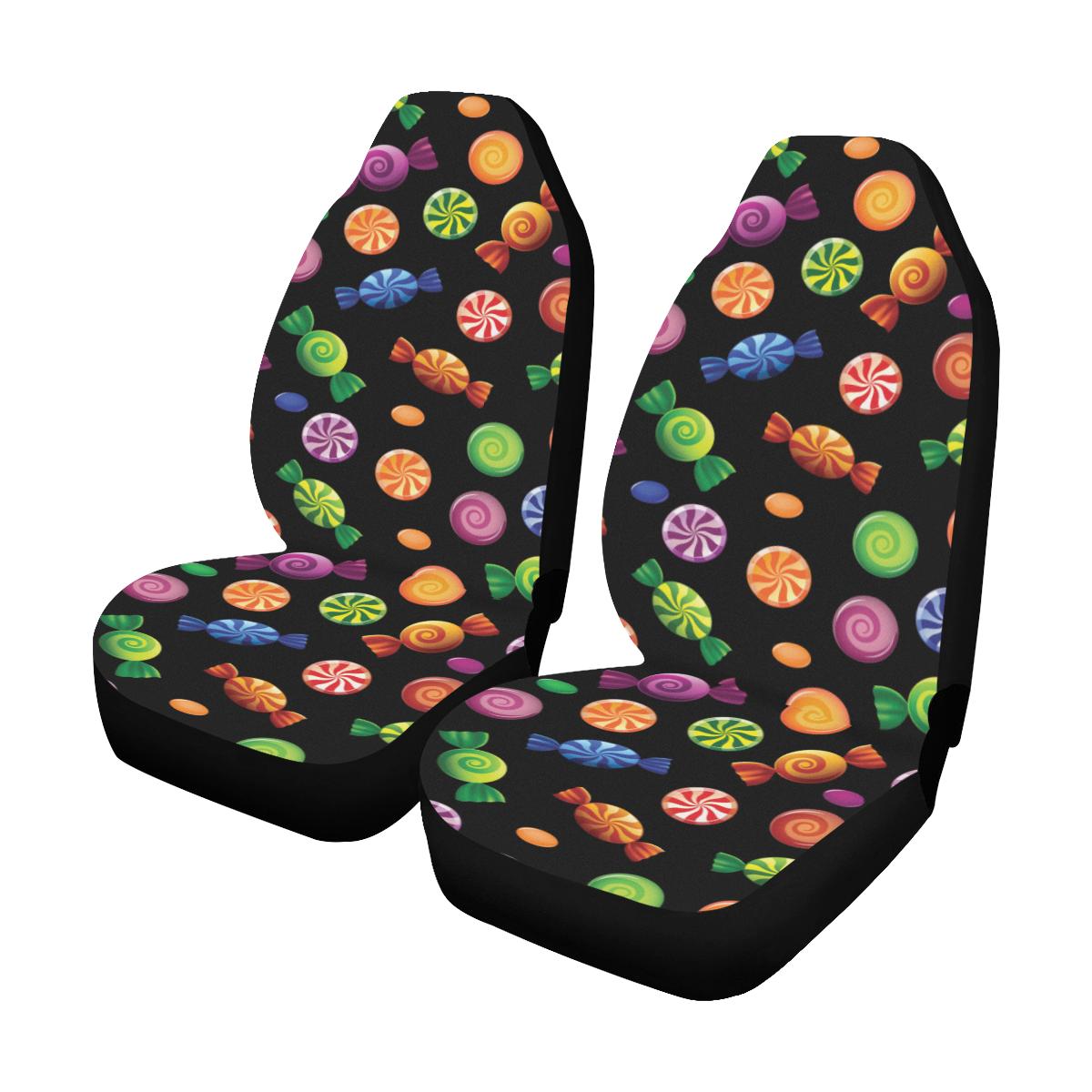 Candy Pattern Print Design 01 Car Seat Covers (Set of 2)-JORJUNE.COM