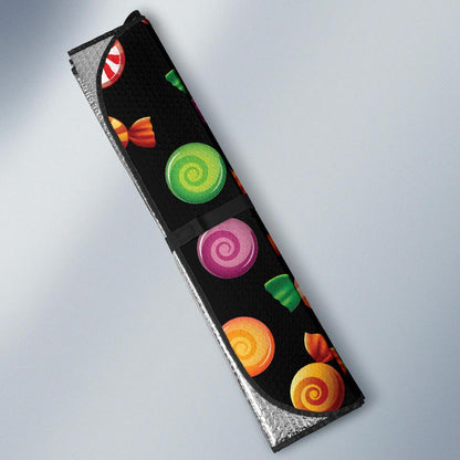 Candy Pattern Print Design 01 Car Sun Shade-JORJUNE.COM