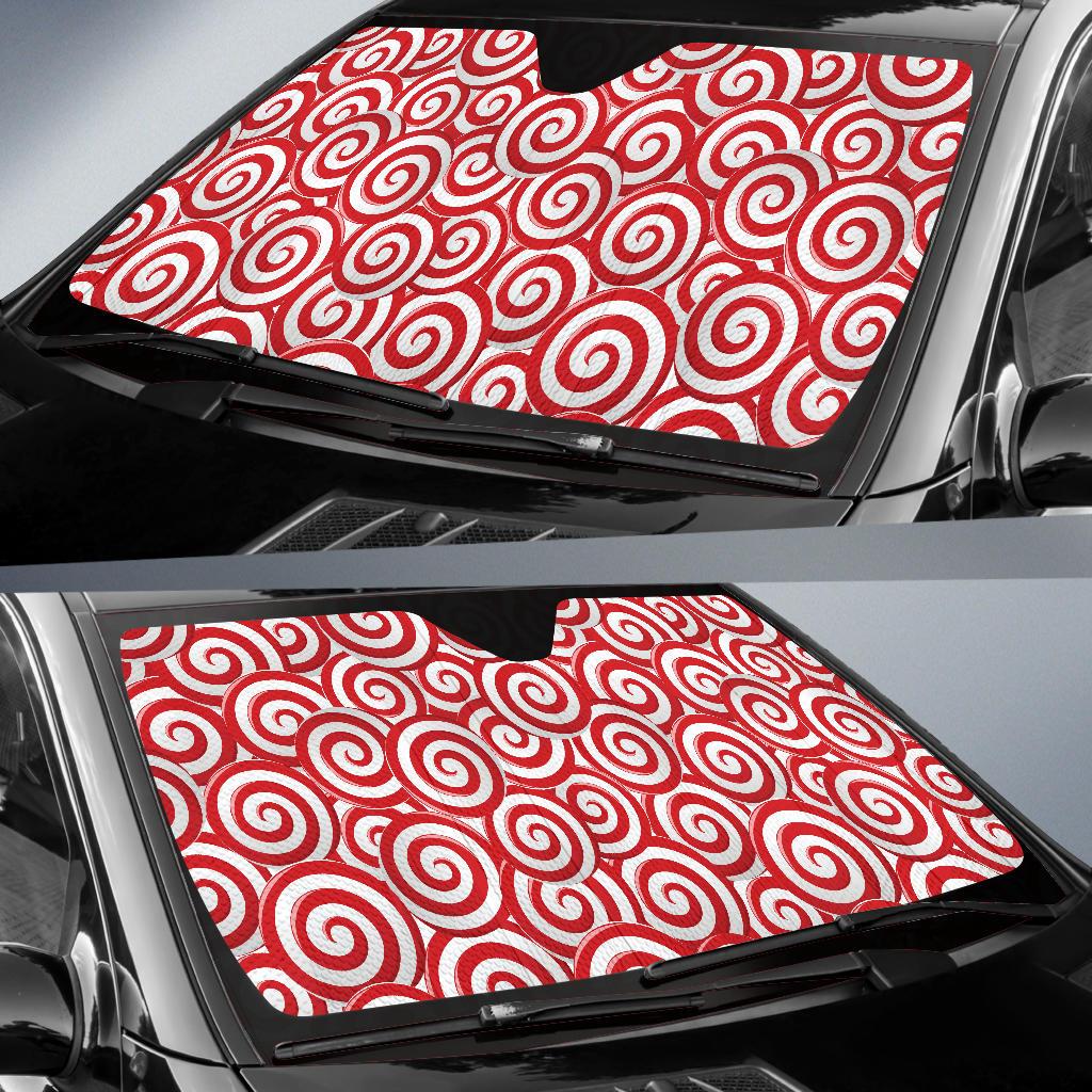 Candy Pattern Print Design 03 Car Sun Shade-JORJUNE.COM