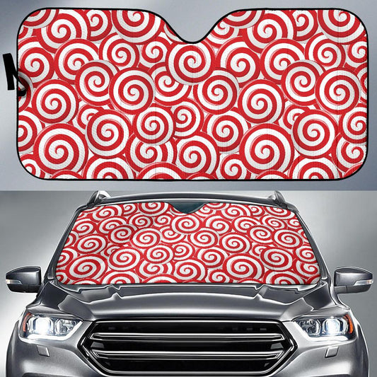 Candy Pattern Print Design 03 Car Sun Shade-JORJUNE.COM