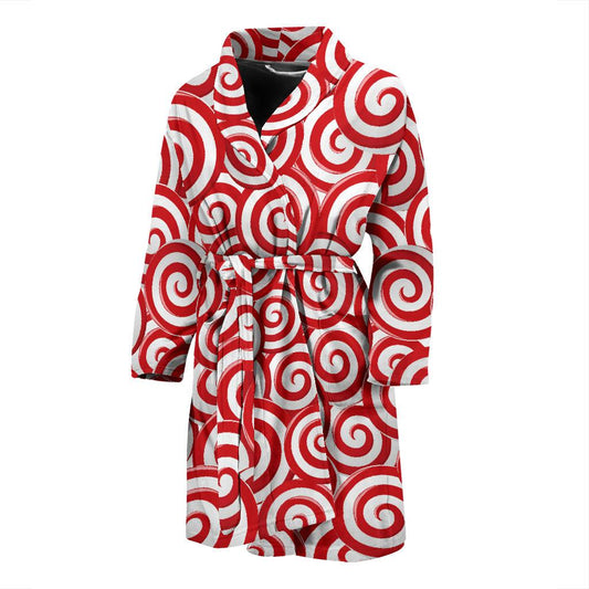 Candy Pattern Print Design 03 Men Bathrobe-JORJUNE.COM