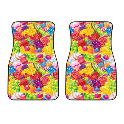 Candy Pattern Print Design CA01 Car Floor Mats-JorJune