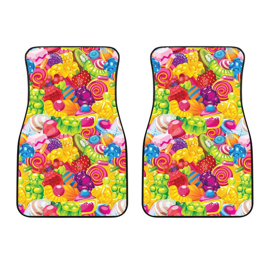 Candy Pattern Print Design CA01 Car Floor Mats-JorJune