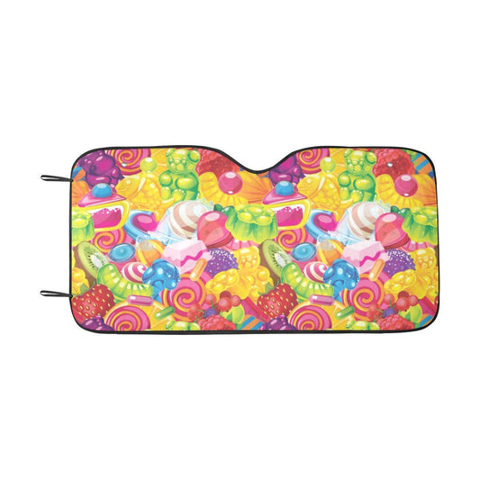 Candy Pattern Print Design CA01 Car Sun Shade-JorJune