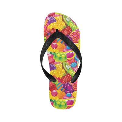 Candy Pattern Print Design CA01 Flip Flops-JorJune