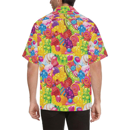 Candy Pattern Print Design CA01 Men Hawaiian Shirt-JorJune