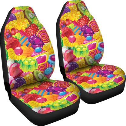 Candy Pattern Print Design CA01 Universal Fit Car Seat Covers