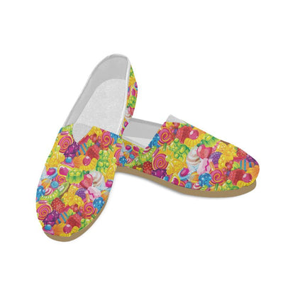 Candy Pattern Print Design CA01 Women Casual Shoes-JorJune.com