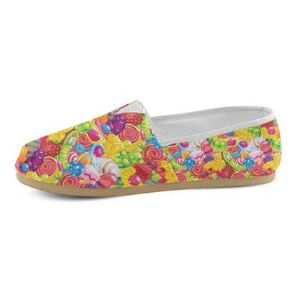 Candy Pattern Print Design CA01 Women Casual Shoes-JorJune.com