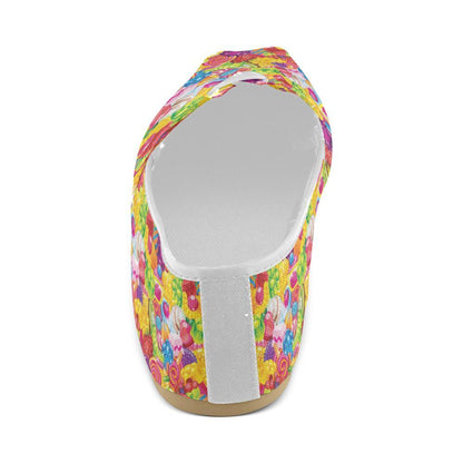 Candy Pattern Print Design CA01 Women Casual Shoes-JorJune.com