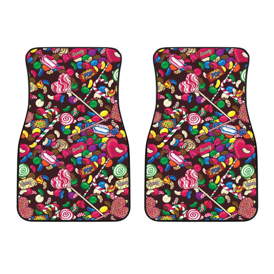 Candy Pattern Print Design CA02 Car Floor Mats-JorJune