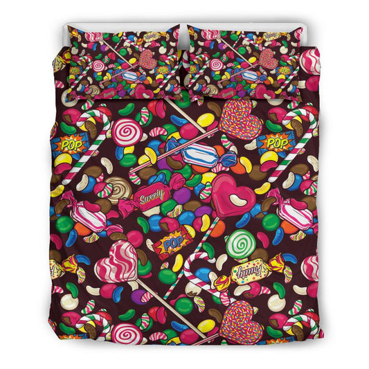 Candy Pattern Print Design CA02 Duvet Cover Bedding Set-JORJUNE.COM