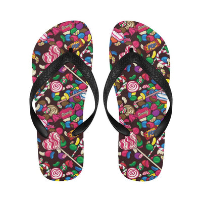 Candy Pattern Print Design CA02 Flip Flops-JorJune