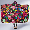 Candy Pattern Print Design CA02 Hooded Blanket-JORJUNE.COM