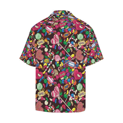 Candy Pattern Print Design CA02 Men Hawaiian Shirt-JorJune