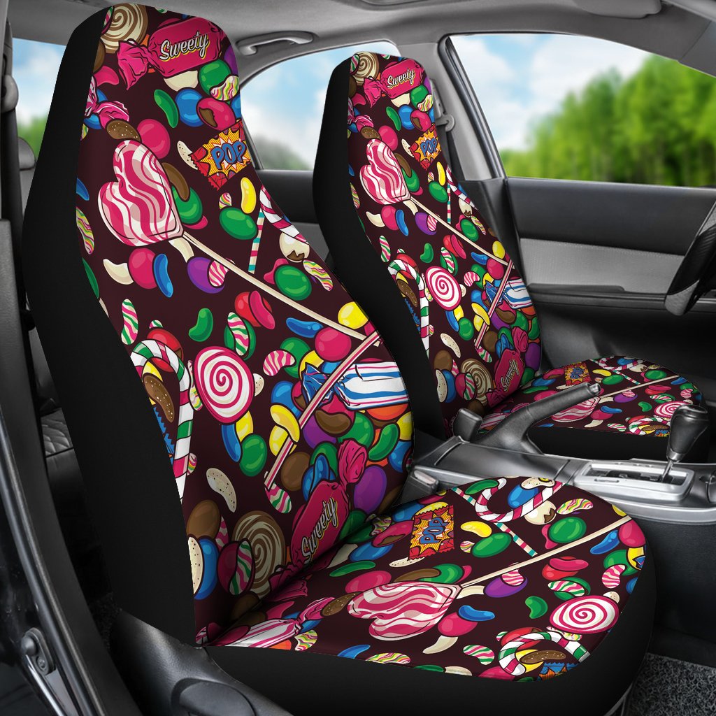 Candy Pattern Print Design CA02 Universal Fit Car Seat Covers