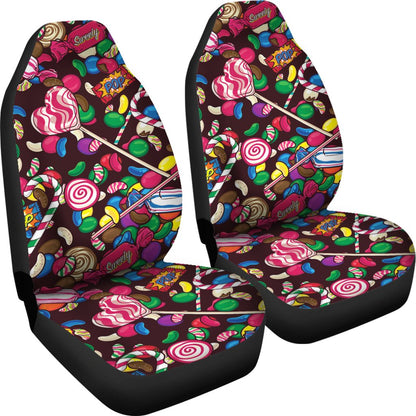 Candy Pattern Print Design CA02 Universal Fit Car Seat Covers