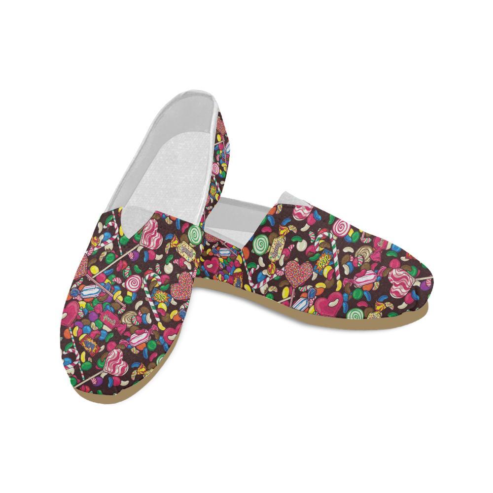 Candy Pattern Print Design CA02 Women Casual Shoes-JorJune.com