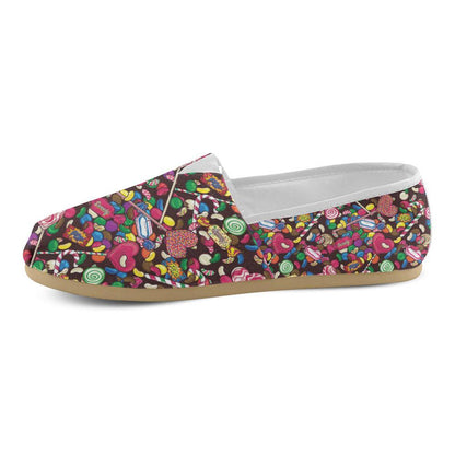 Candy Pattern Print Design CA02 Women Casual Shoes-JorJune.com