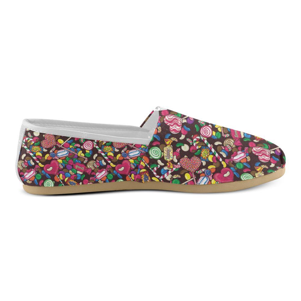 Candy Pattern Print Design CA02 Women Casual Shoes-JorJune.com