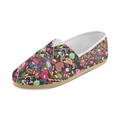 Candy Pattern Print Design CA02 Women Casual Shoes-JorJune.com