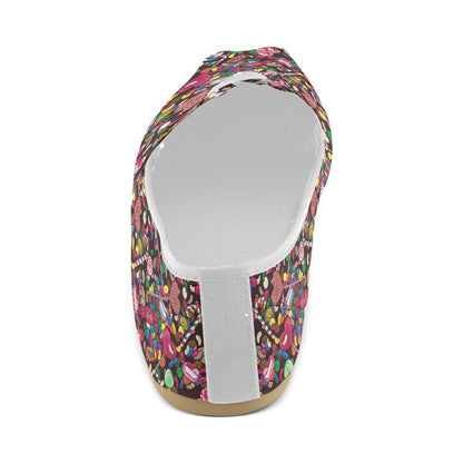 Candy Pattern Print Design CA02 Women Casual Shoes-JorJune.com