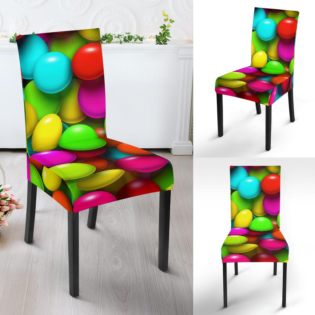 Candy Pattern Print Design CA03 Dining Chair Slipcover-JORJUNE.COM