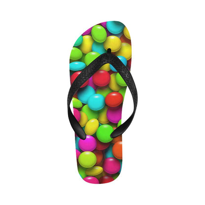 Candy Pattern Print Design CA03 Flip Flops-JorJune