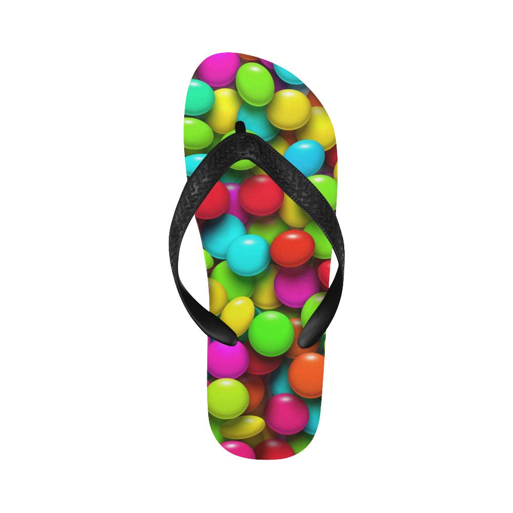 Candy Pattern Print Design CA03 Flip Flops-JorJune