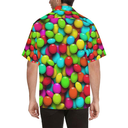 Candy Pattern Print Design CA03 Men Hawaiian Shirt-JorJune