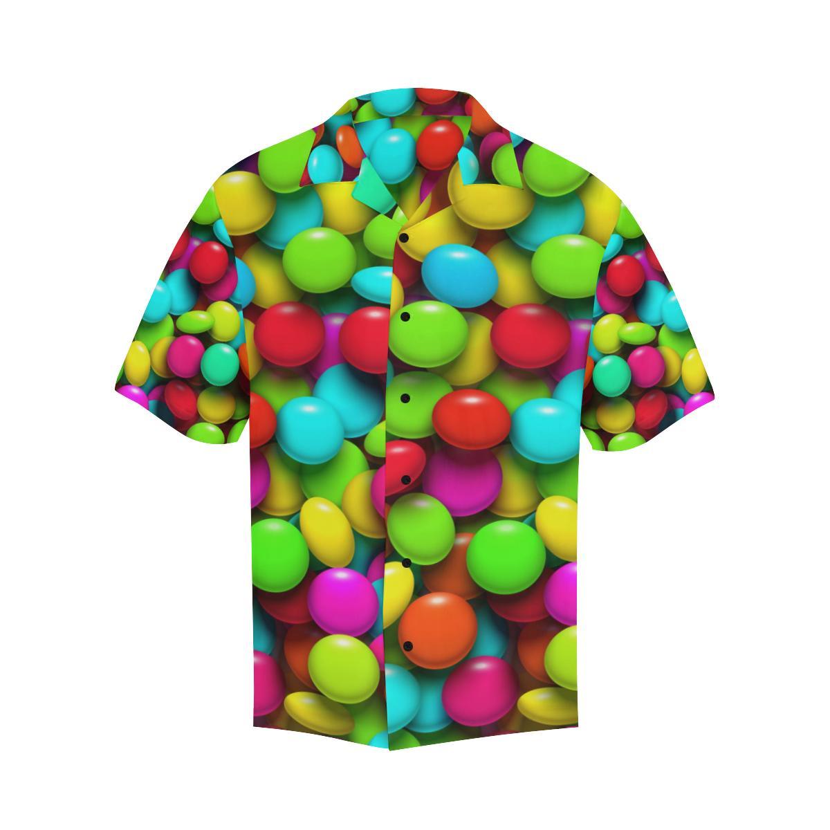 Candy Pattern Print Design CA03 Men Hawaiian Shirt-JorJune