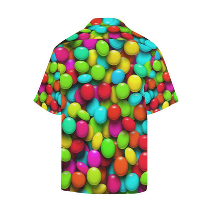 Candy Pattern Print Design CA03 Men Hawaiian Shirt-JorJune