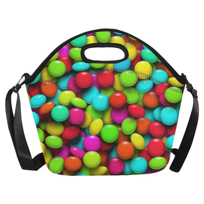 Candy Pattern Print Design CA03 Neoprene Lunch Bag-JorJune