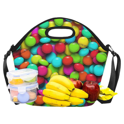 Candy Pattern Print Design CA03 Neoprene Lunch Bag-JorJune