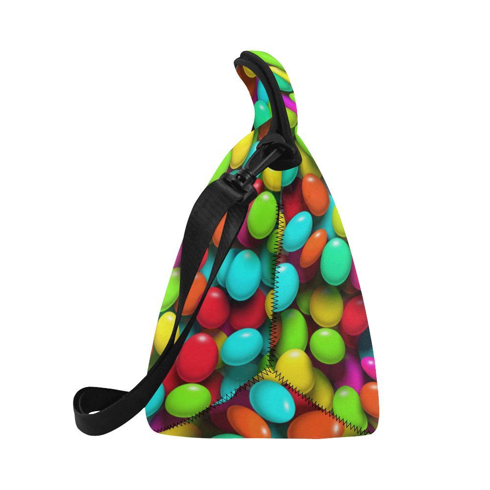 Candy Pattern Print Design CA03 Neoprene Lunch Bag-JorJune