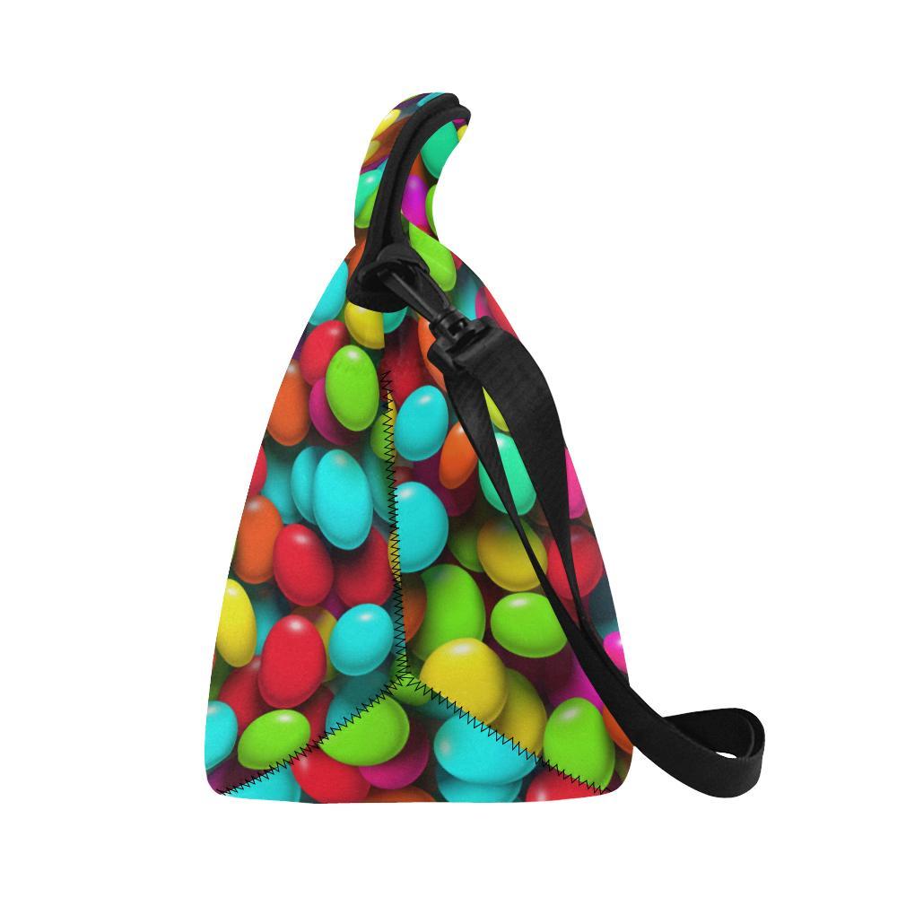Candy Pattern Print Design CA03 Neoprene Lunch Bag-JorJune