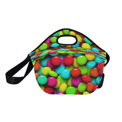 Candy Pattern Print Design CA03 Neoprene Lunch Bag-JorJune