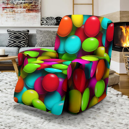Candy Pattern Print Design CA03 Recliner Slipcover-JORJUNE.COM