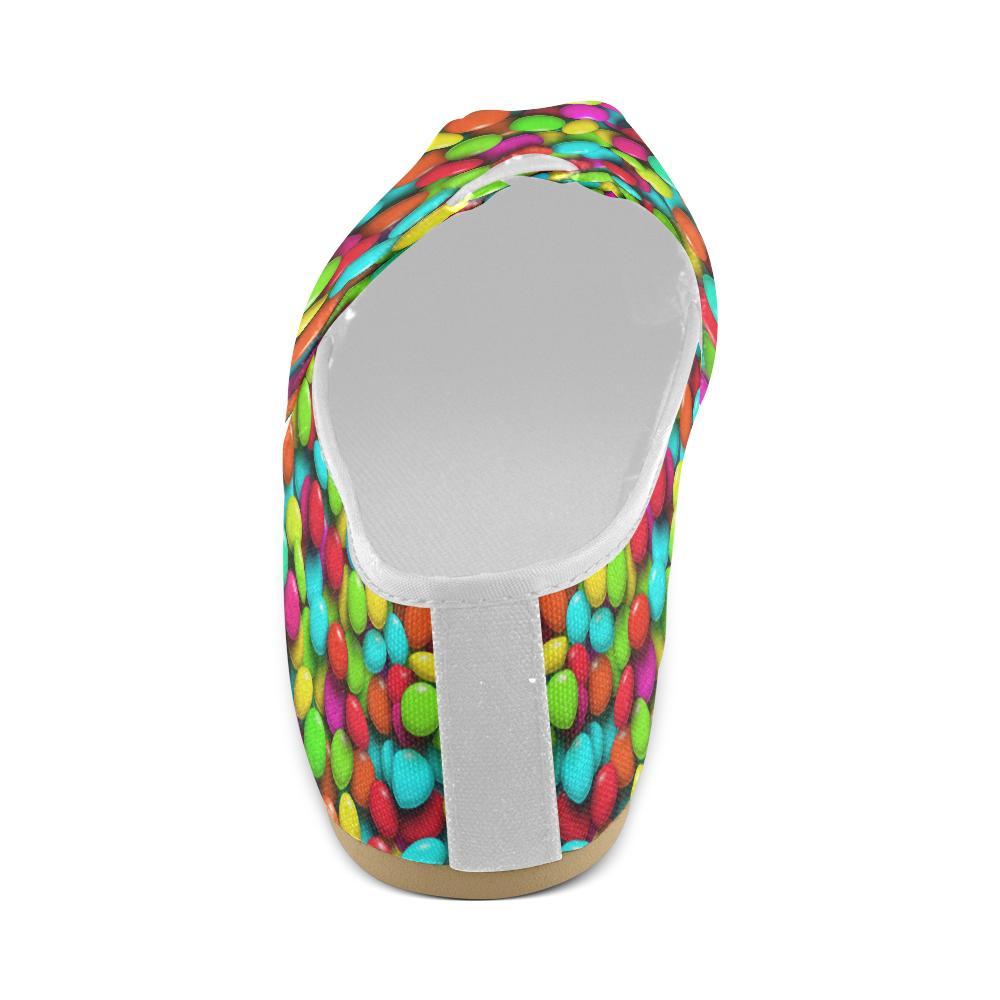Candy Pattern Print Design CA03 Women Casual Shoes-JorJune.com
