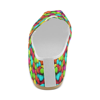 Candy Pattern Print Design CA03 Women Casual Shoes-JorJune.com