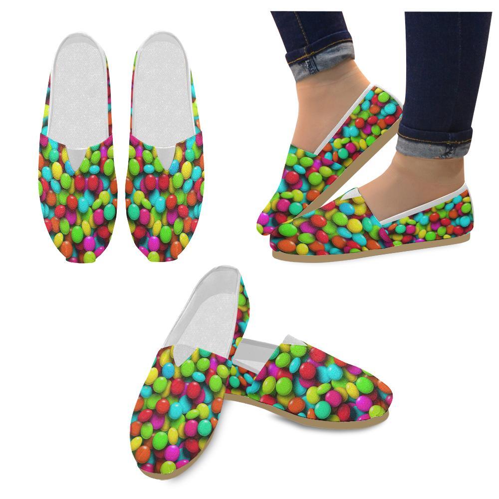 Candy Pattern Print Design CA03 Women Casual Shoes-JorJune.com