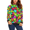 Candy Pattern Print Design CA03 Women Long Sleeve Sweatshirt-JorJune