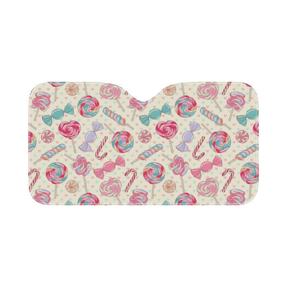Candy Pattern Print Design CA04 Car Sun Shade-JorJune